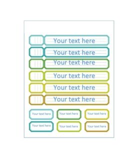 Binder Spine Label Template (Word)