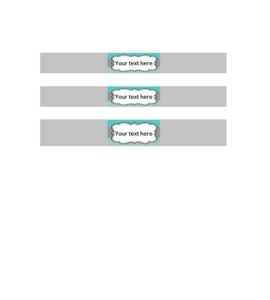 Binder Spine Label Template (Word)