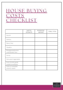 Buying a House Checklist Template