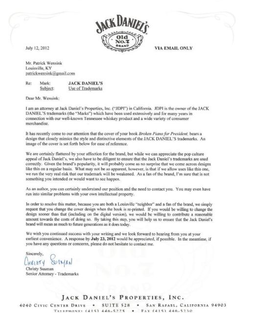 Cease and Desist Letter Template