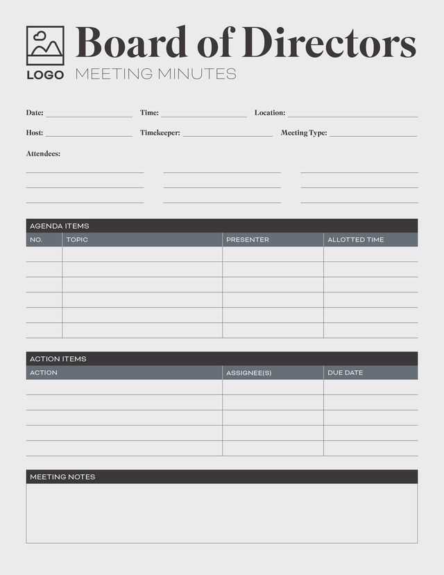 Example Meeting Minutes Template with Action Items Example Meeting Minutes Template with Action Items