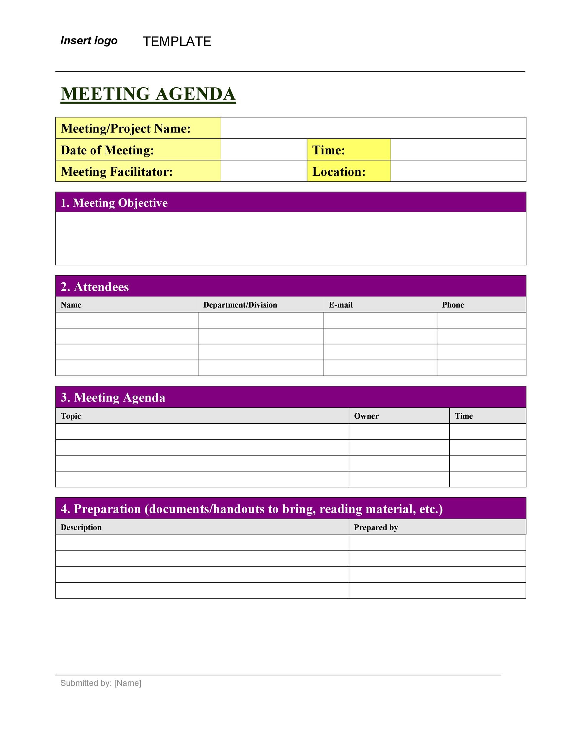 Example Meeting Notes Template Example Meeting Notes Template