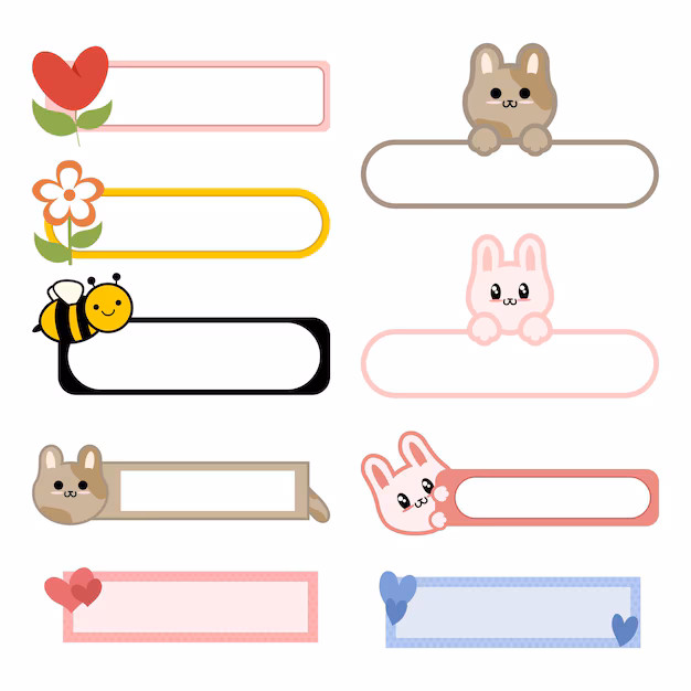 Example Name Tag Template Example Name Tag Template