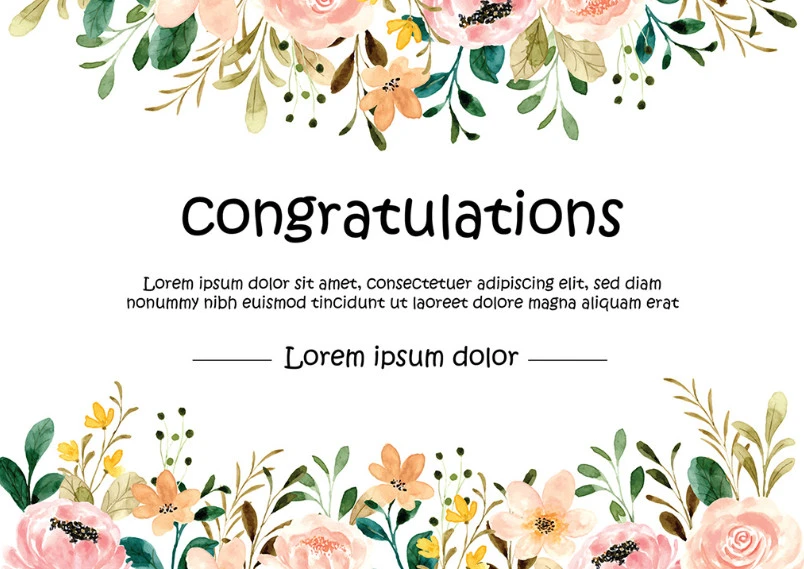Example of Greeting Card Template