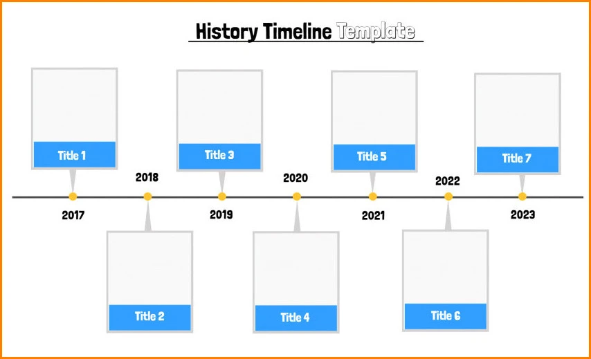 Example of History Timeline Template