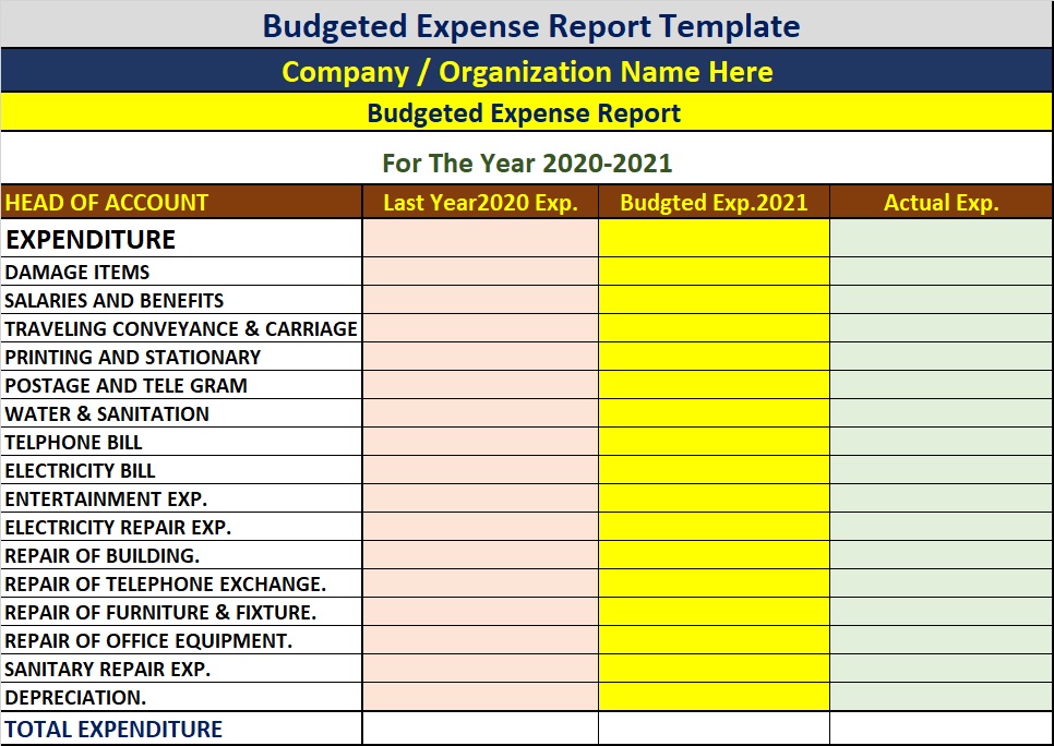 Expense Report Template Expense Report Template