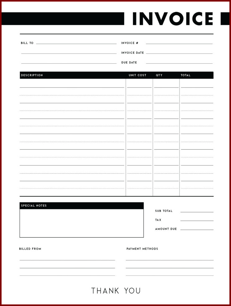Generic Invoice Template Generic Invoice Template