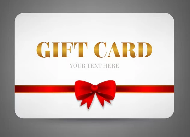 Gift Card Template Sample