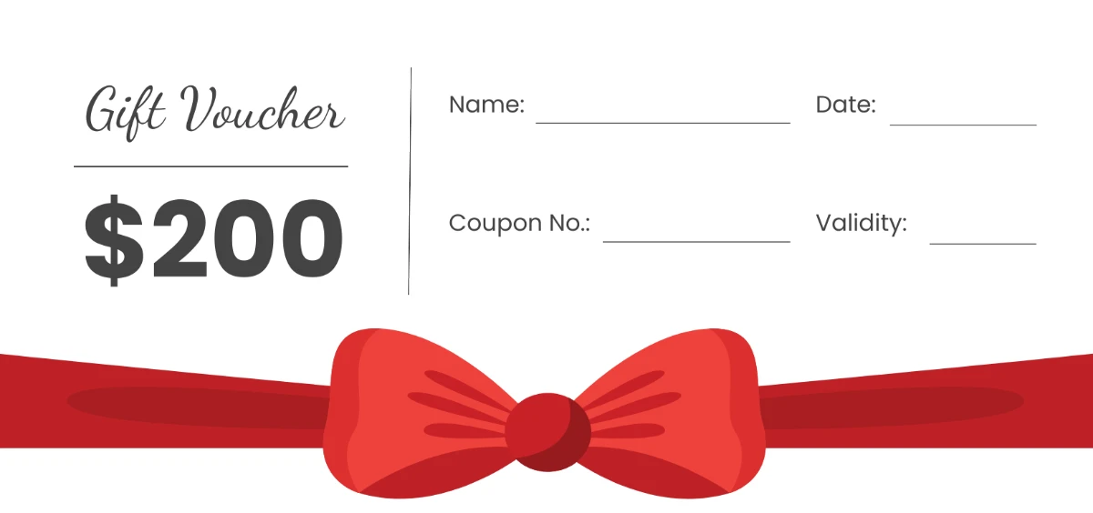 Gift Voucher Template Example