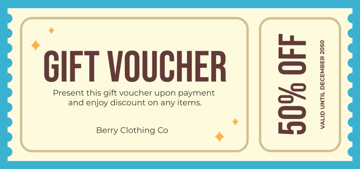 Gift Voucher Template