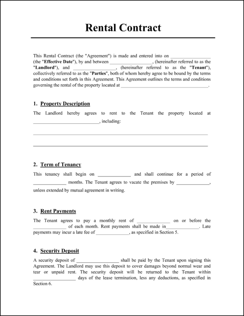 House Rent Agreement Template Example House Rent Agreement Template Example