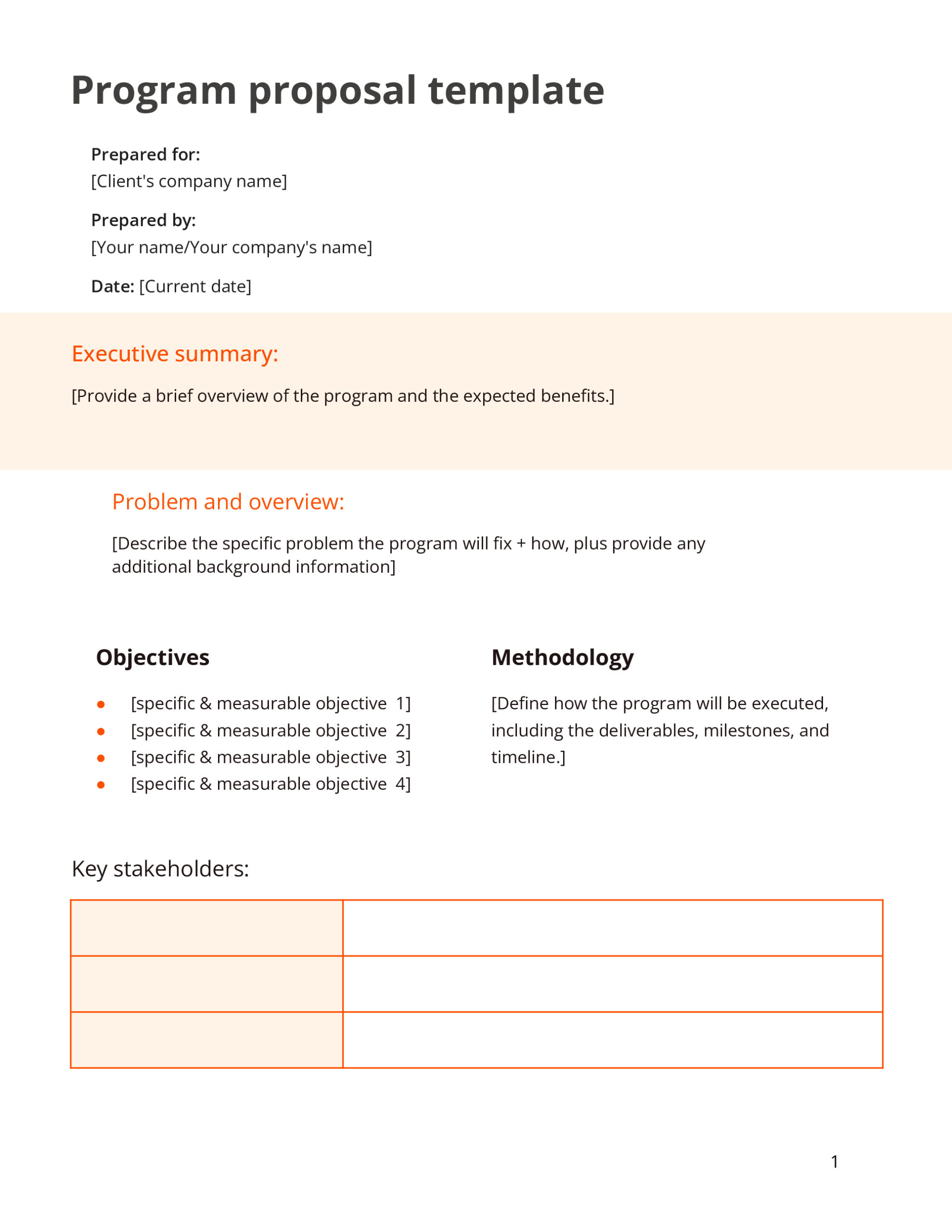 Investment Proposal Template Investment Proposal Template