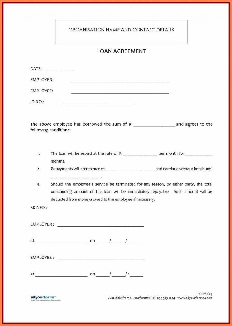 Loan Contract Between Friends Sample Loan Contract Between Friends Sample