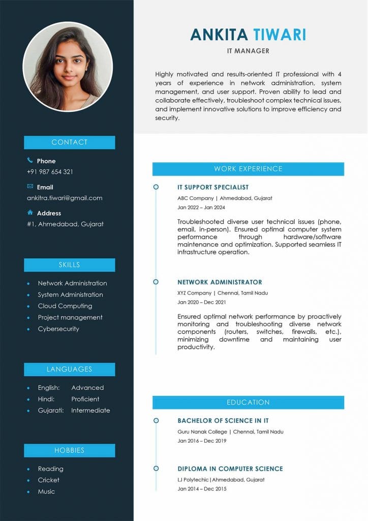 Modern Resume Template Modern Resume Template