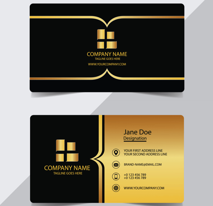 Name Card Template Example Name Card Template Example