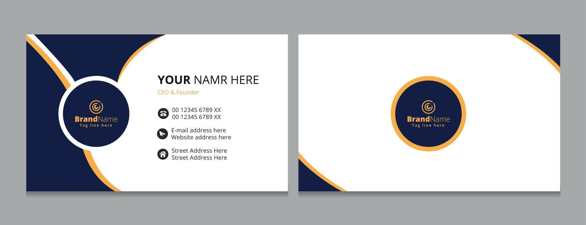 Name Card Template Name Card Template