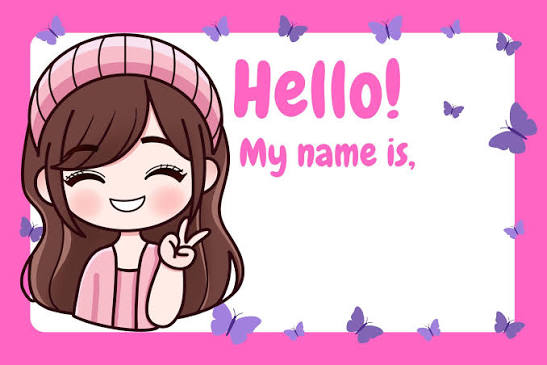 Name Tag Template Sample Name Tag Template Sample