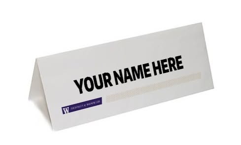 Name Tent Template Name Tent Template