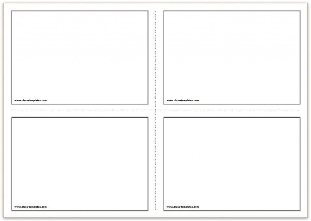 Note Card Template Example Note Card Template Example