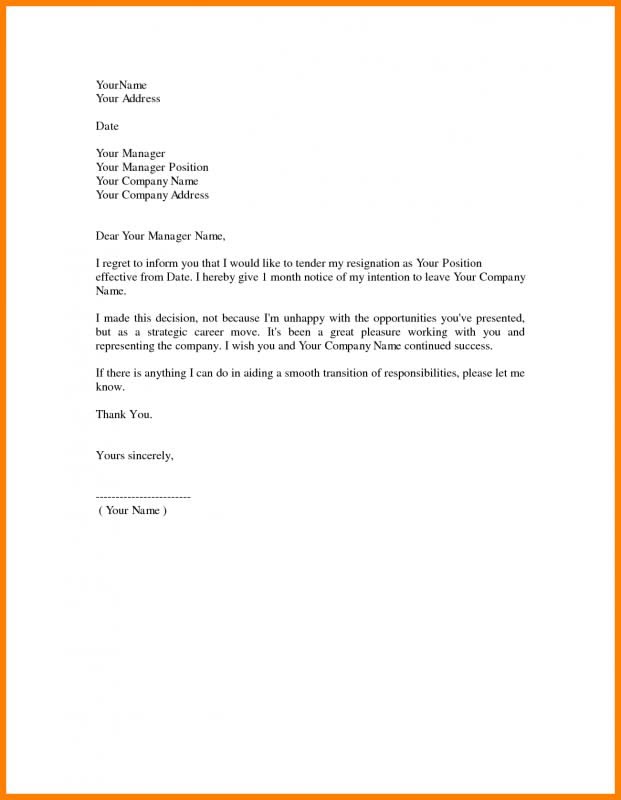 Nursing Resignation Letter Template Example Nursing Resignation Letter Template Example