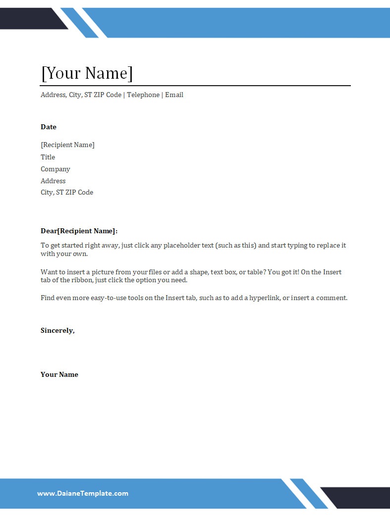 Professional CV Template Word