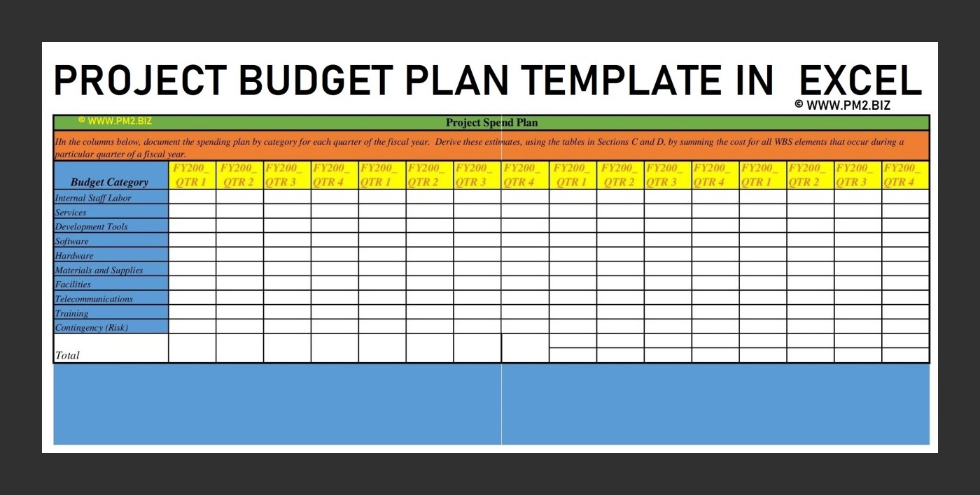 Project Budget Template Sample Project Budget Template Sample