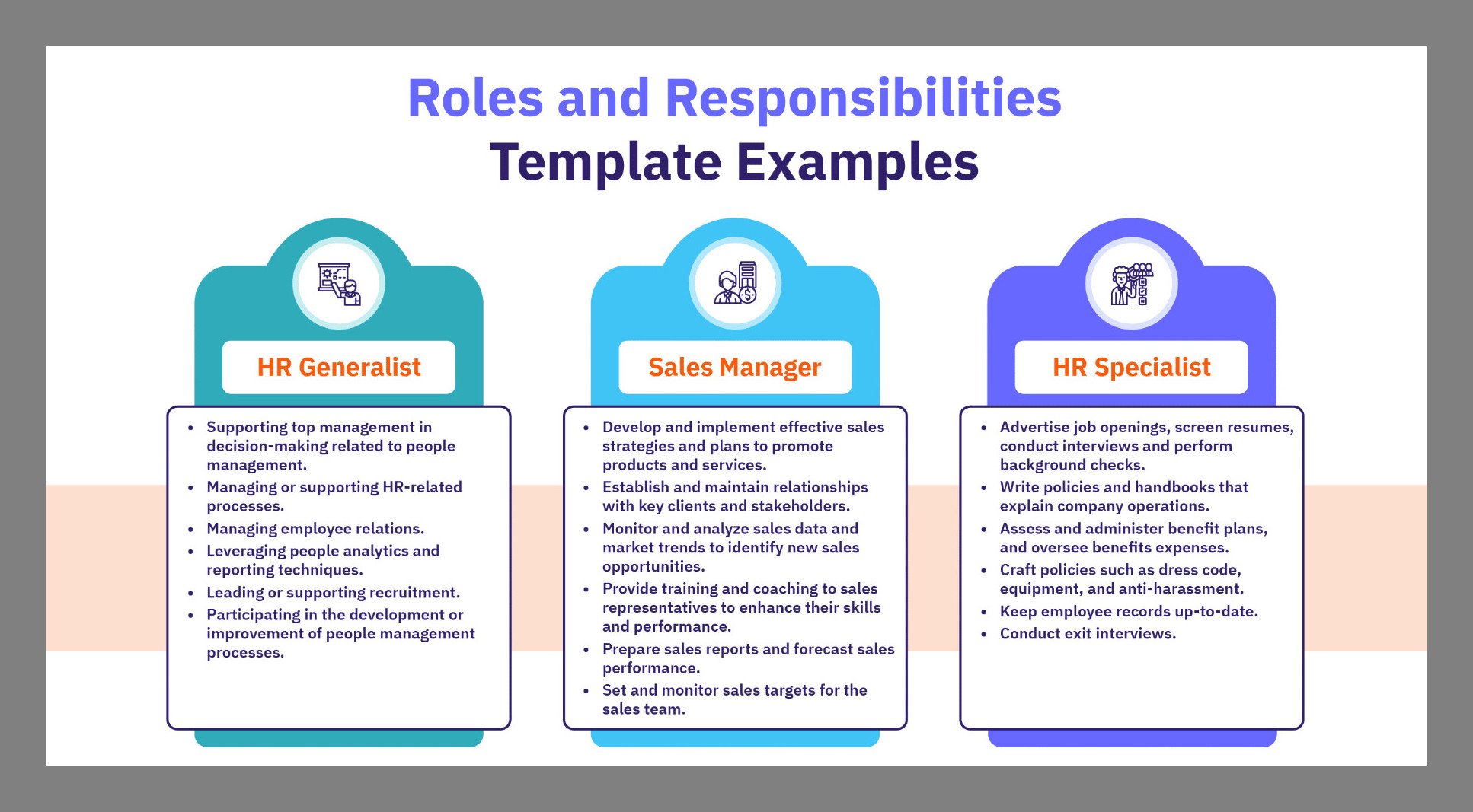 Roles and Responsibilities Template Example Roles and Responsibilities Template Example