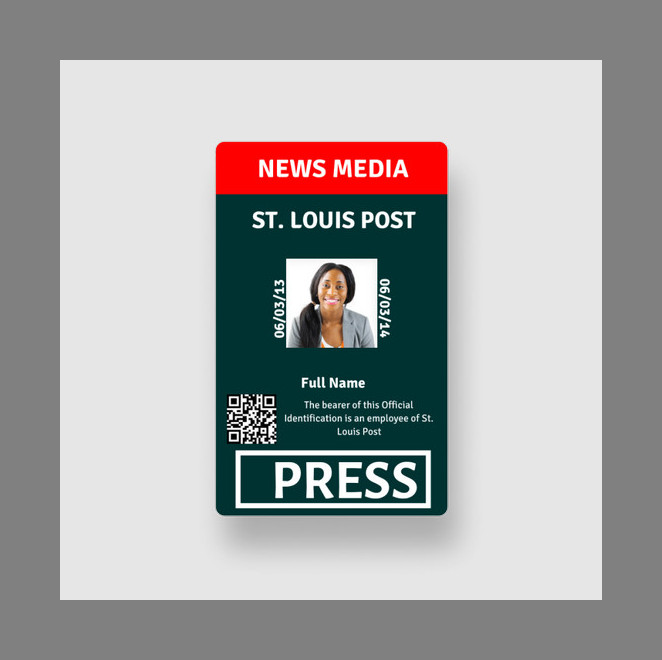 Sample Press Pass Template Sample Press Pass Template