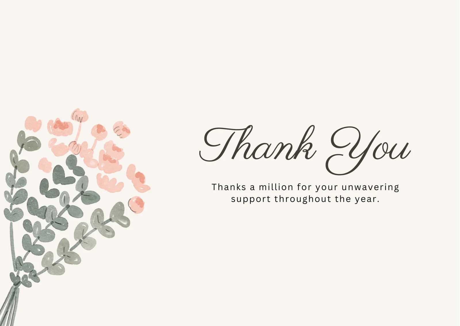 Sample of Greeting Card Template
