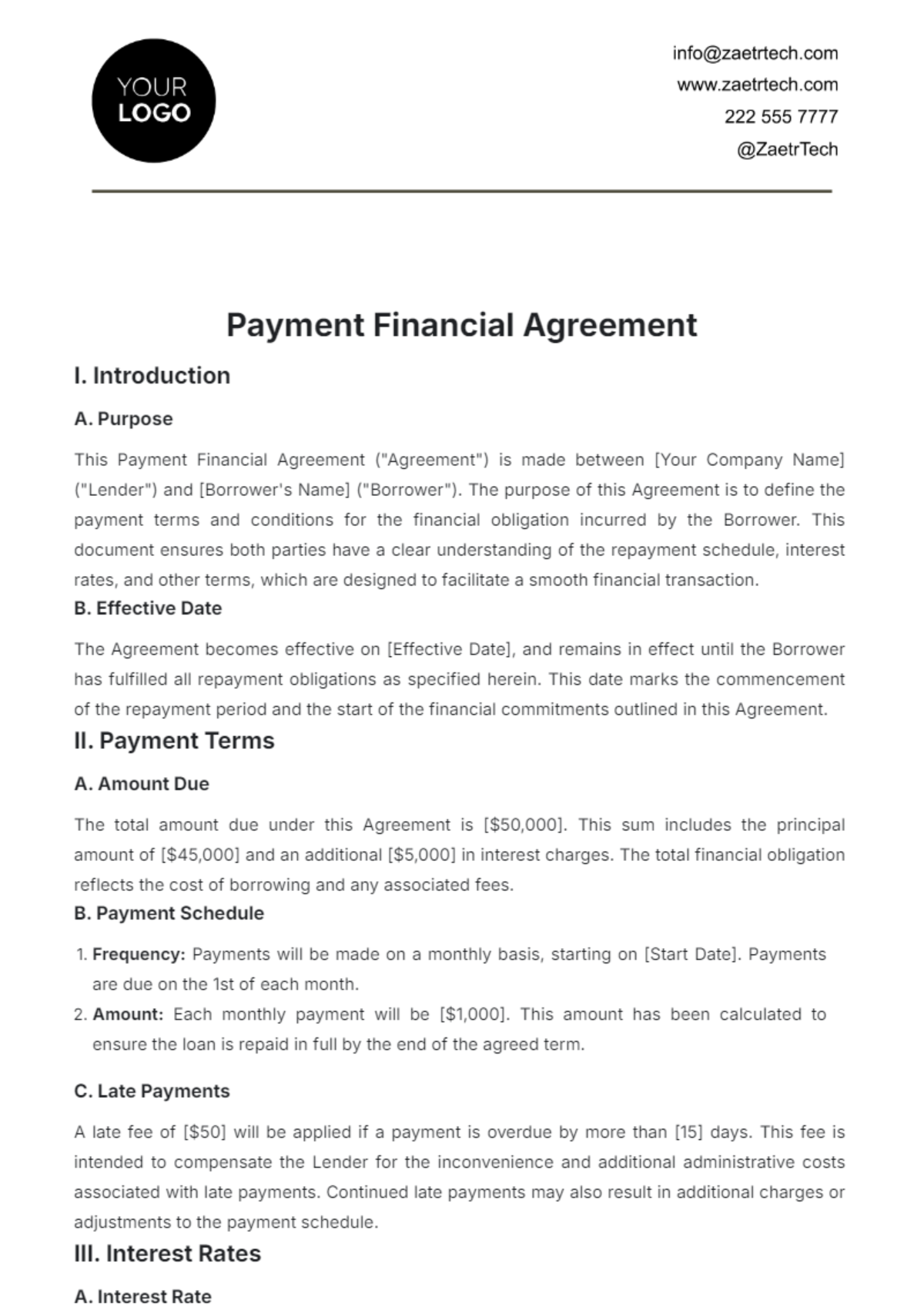 car finance agreement template car finance agreement template