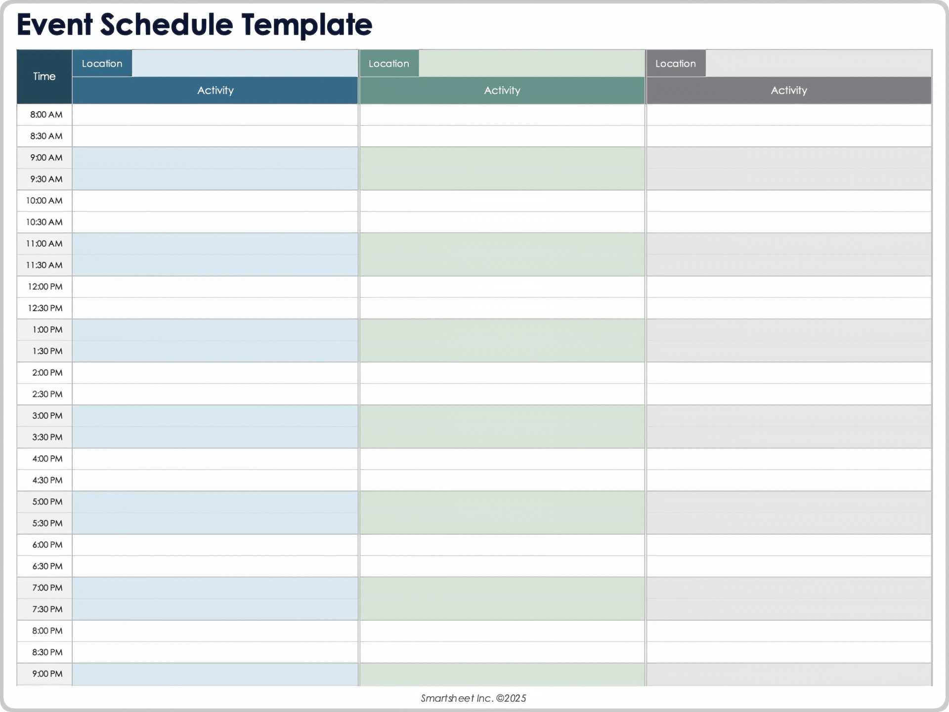event program template event program template