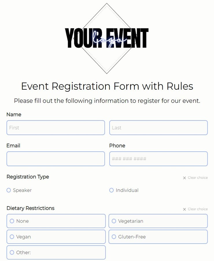 event registration form questions event registration form questions