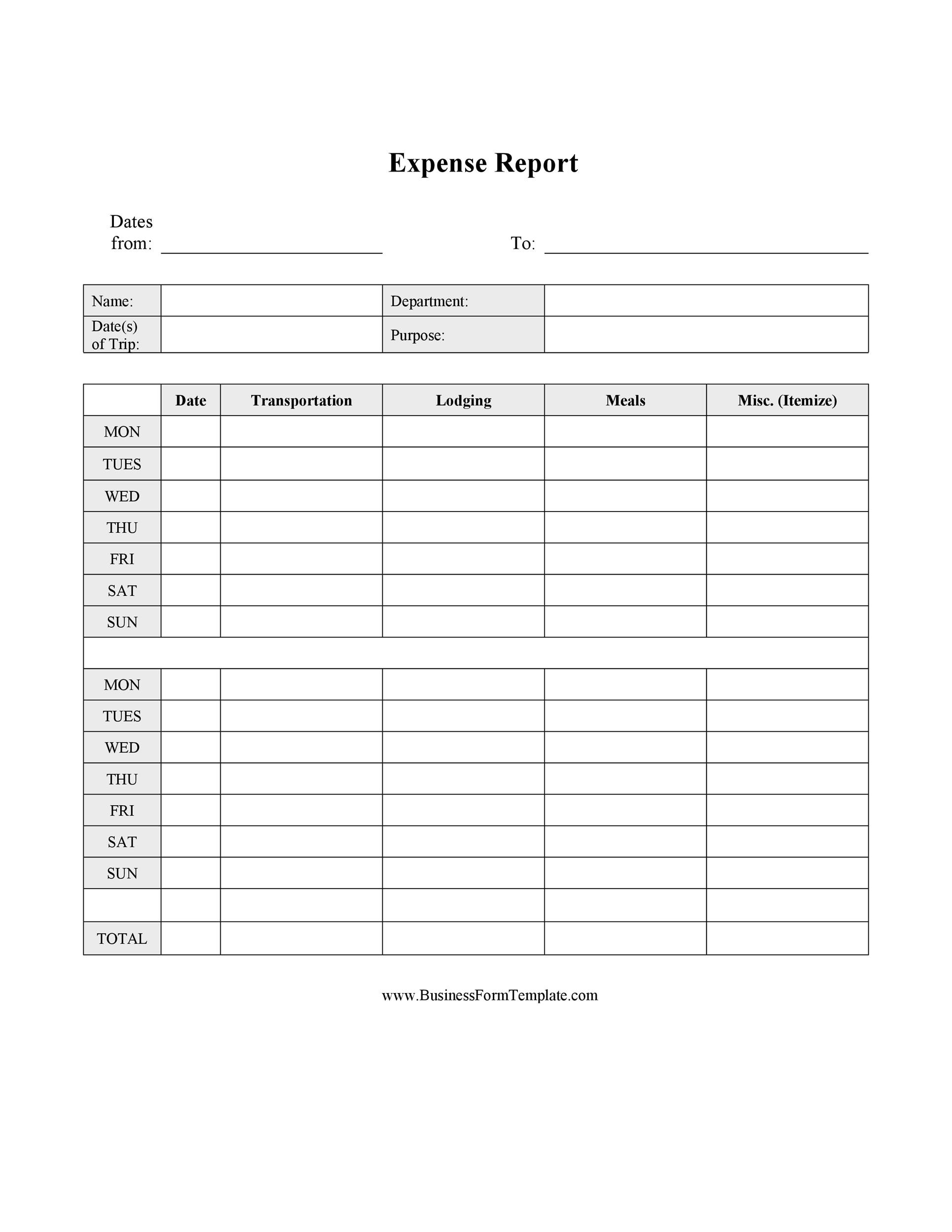 expense report 2026 expense report 2026