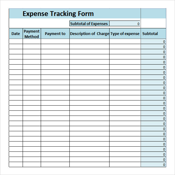 expense tracker by sheetgo