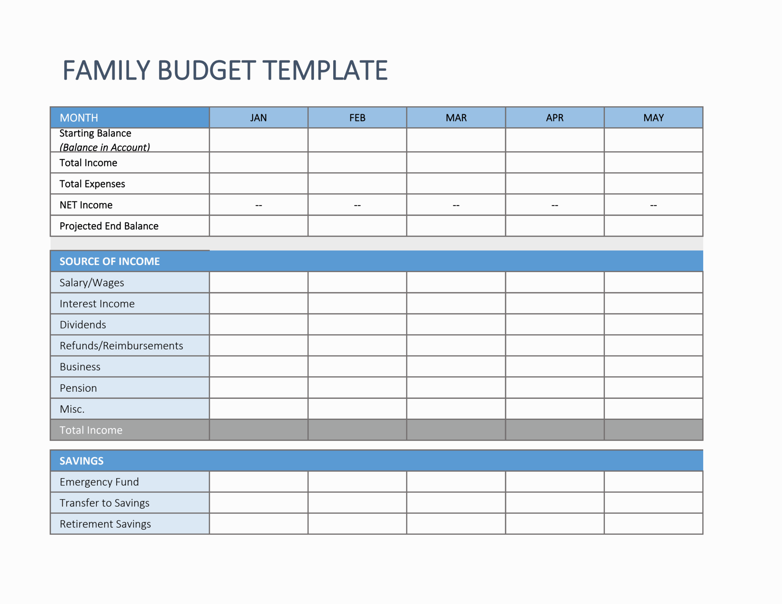 free family budget template excel free family budget template excel
