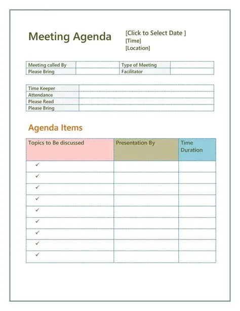 how to create a meeting agenda how to create a meeting agenda