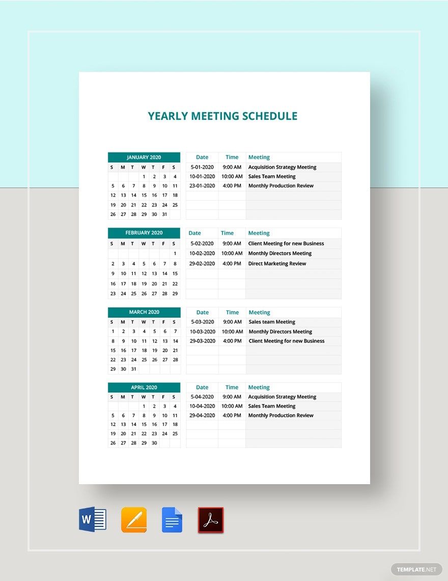 meeting itinerary template meeting itinerary template