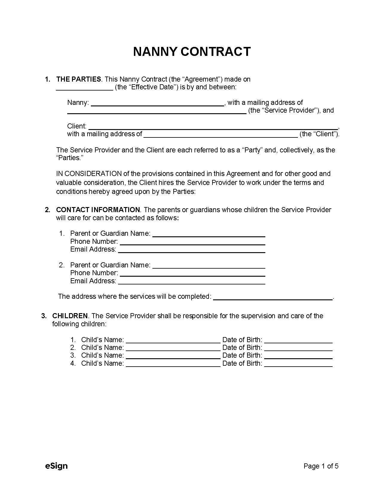 nanny contract template microsoft word nanny contract template microsoft word