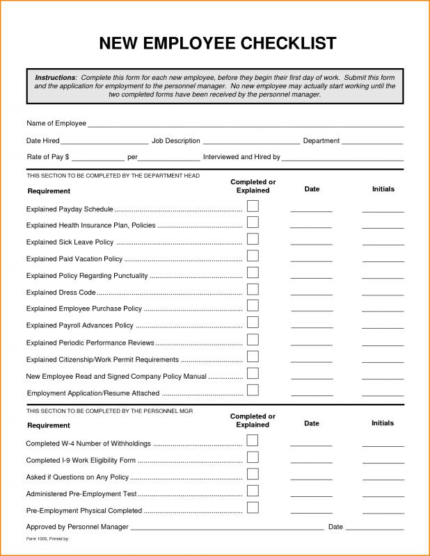 new hire onboarding checklist new hire onboarding checklist