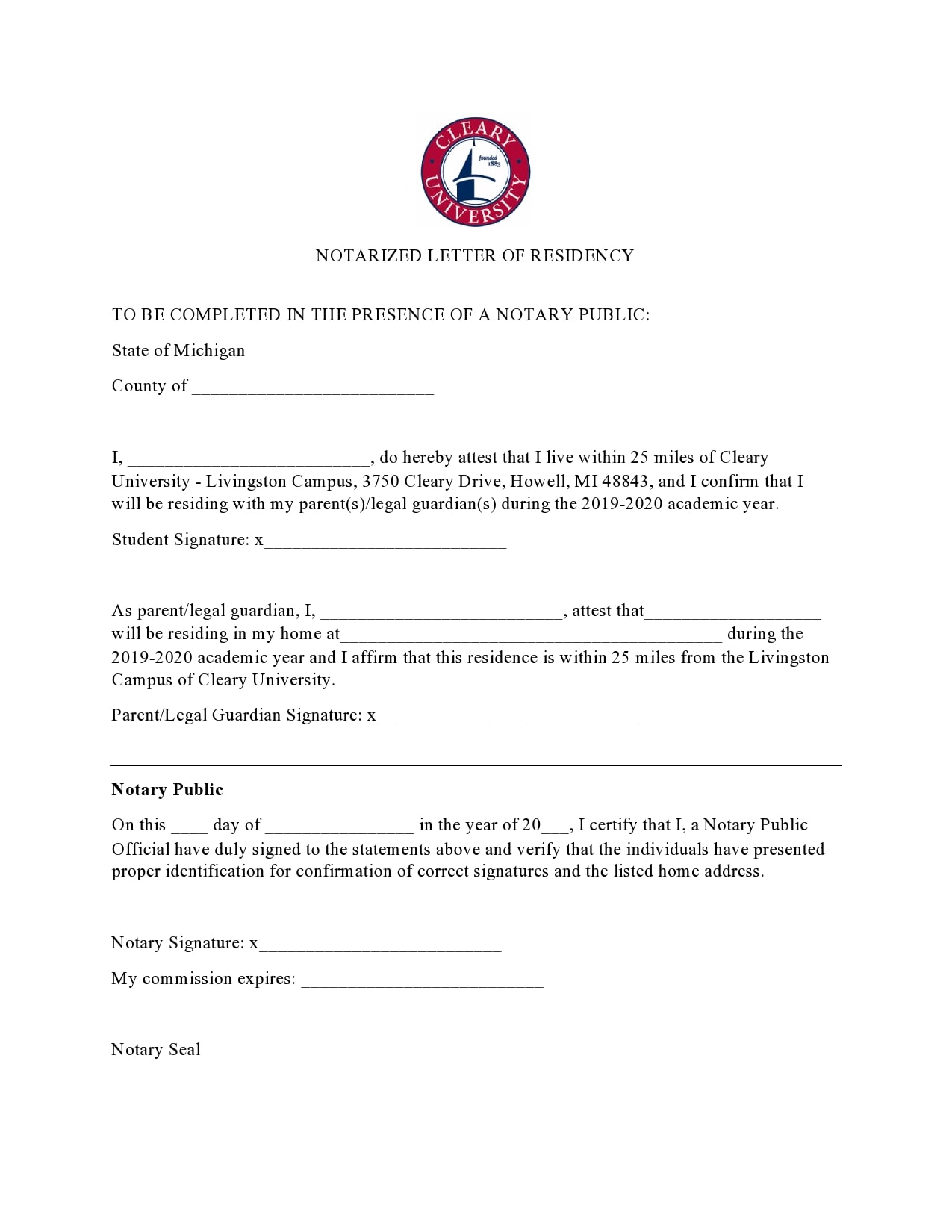 notarized letter sample notarized letter sample