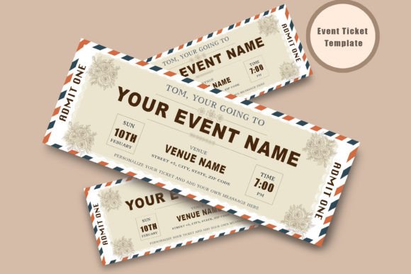 ticket template printable ticket template printable