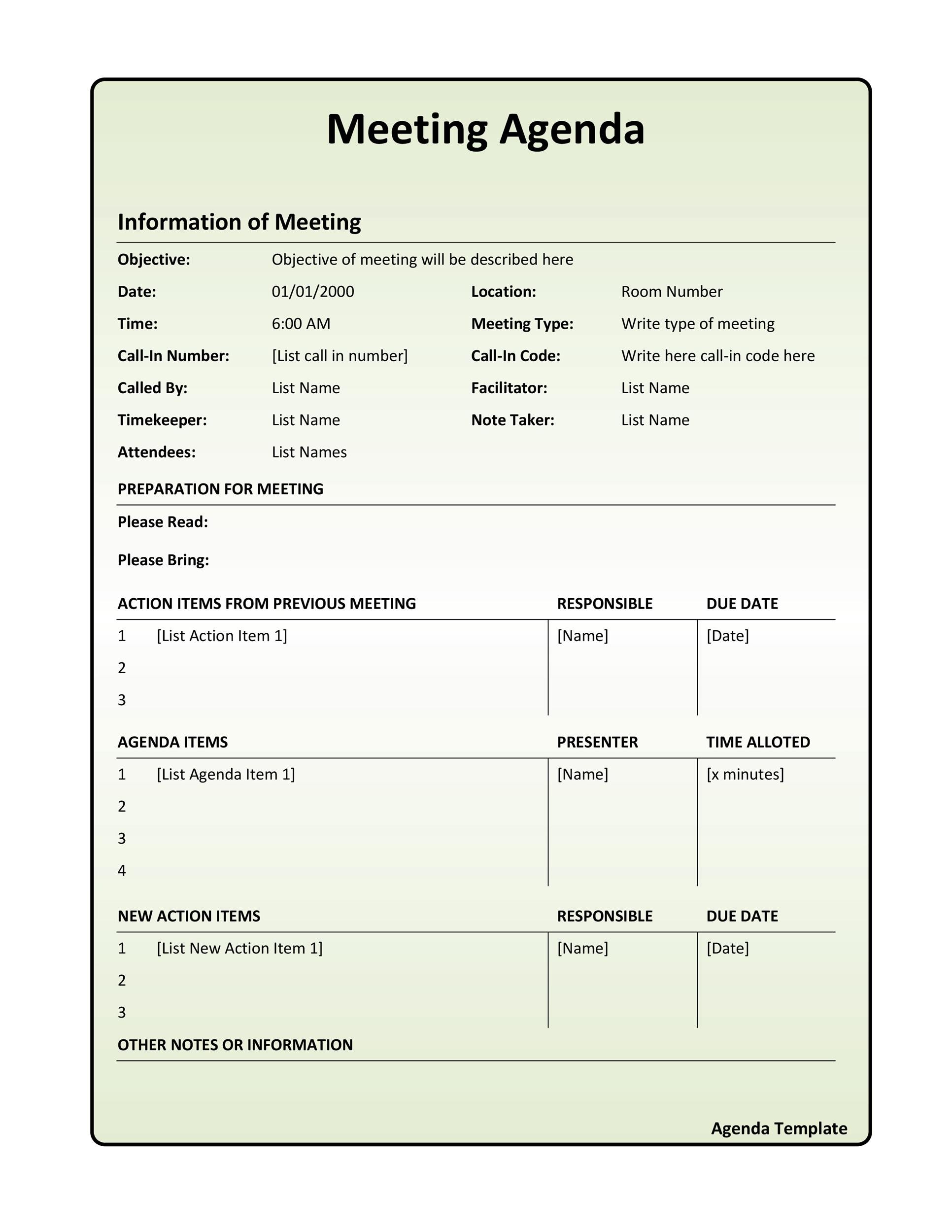 word meeting agenda template free word meeting agenda template free